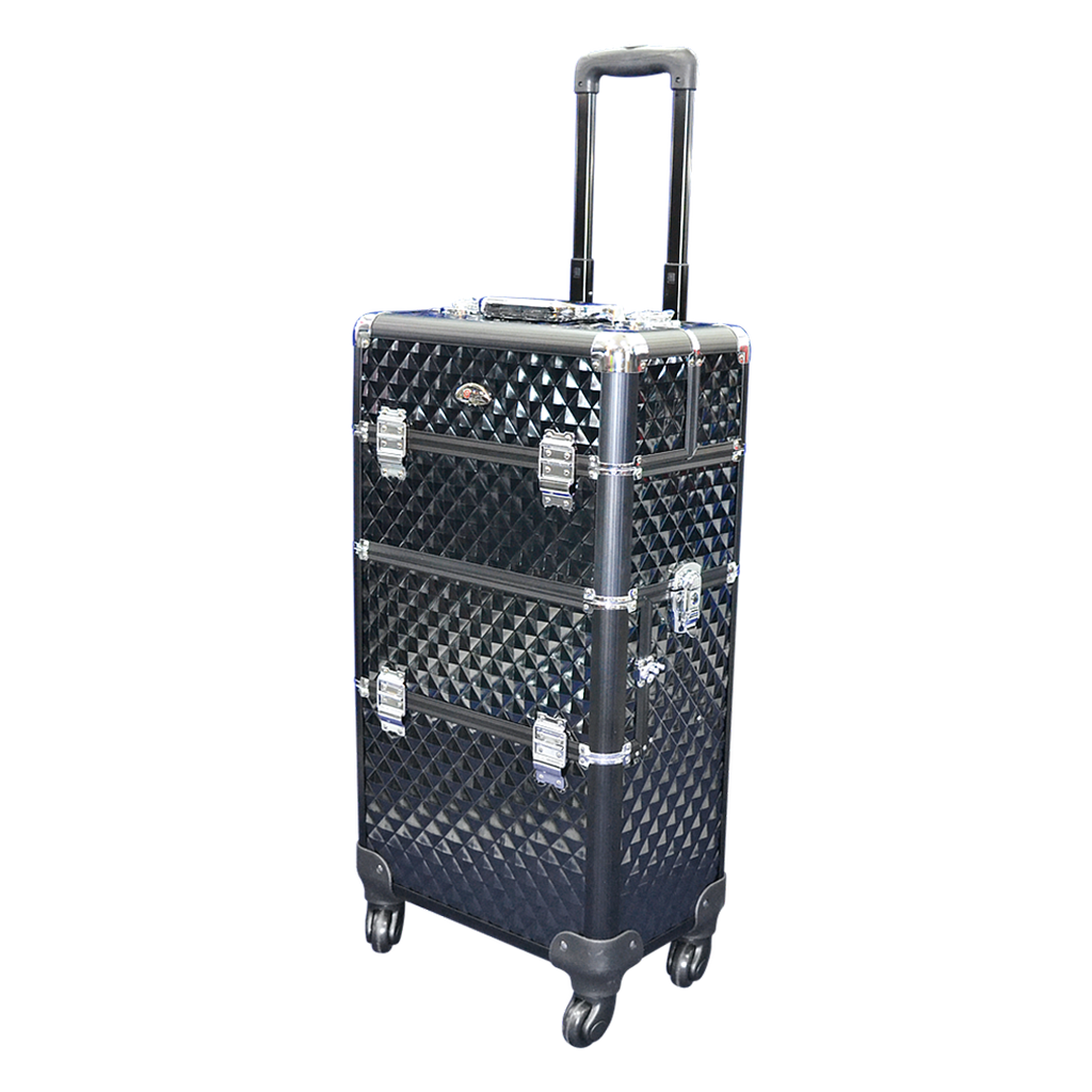 Sunrise Makeup Case - Tall Carved (JL-903T-B)