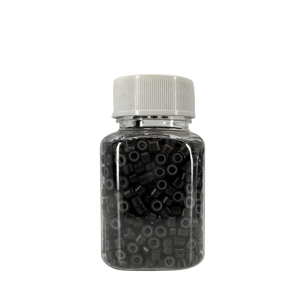 Costaline Extension Beads 5mm Inc. Rubber - Black 
