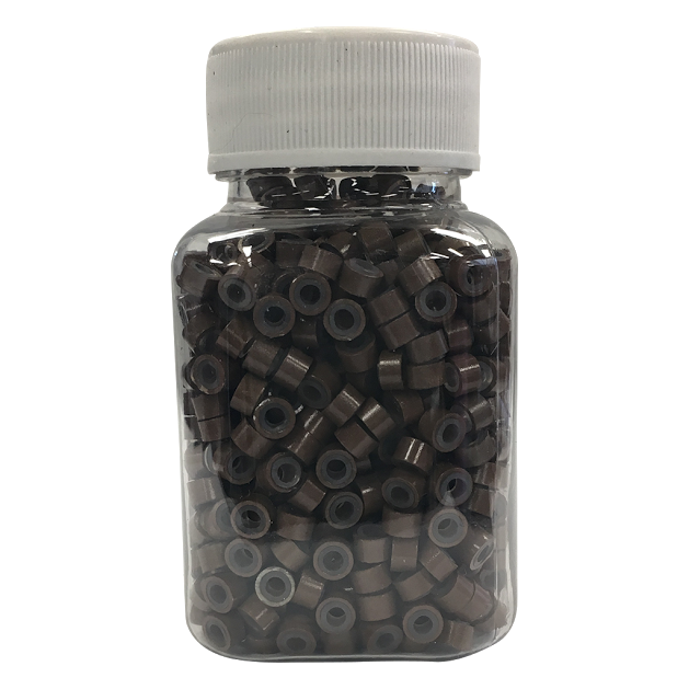 Costaline Extension Beads 5mm Inc. Rubber - Medium Brown