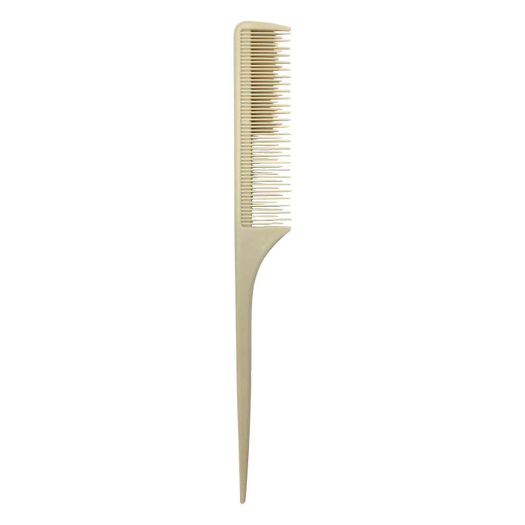 Costaline Carbon Tail Teasing Comb - White