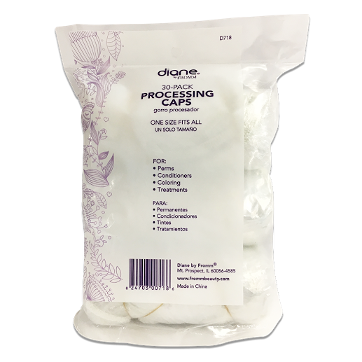 AMW Diane Disposable Elastic Processing Cap 30pk