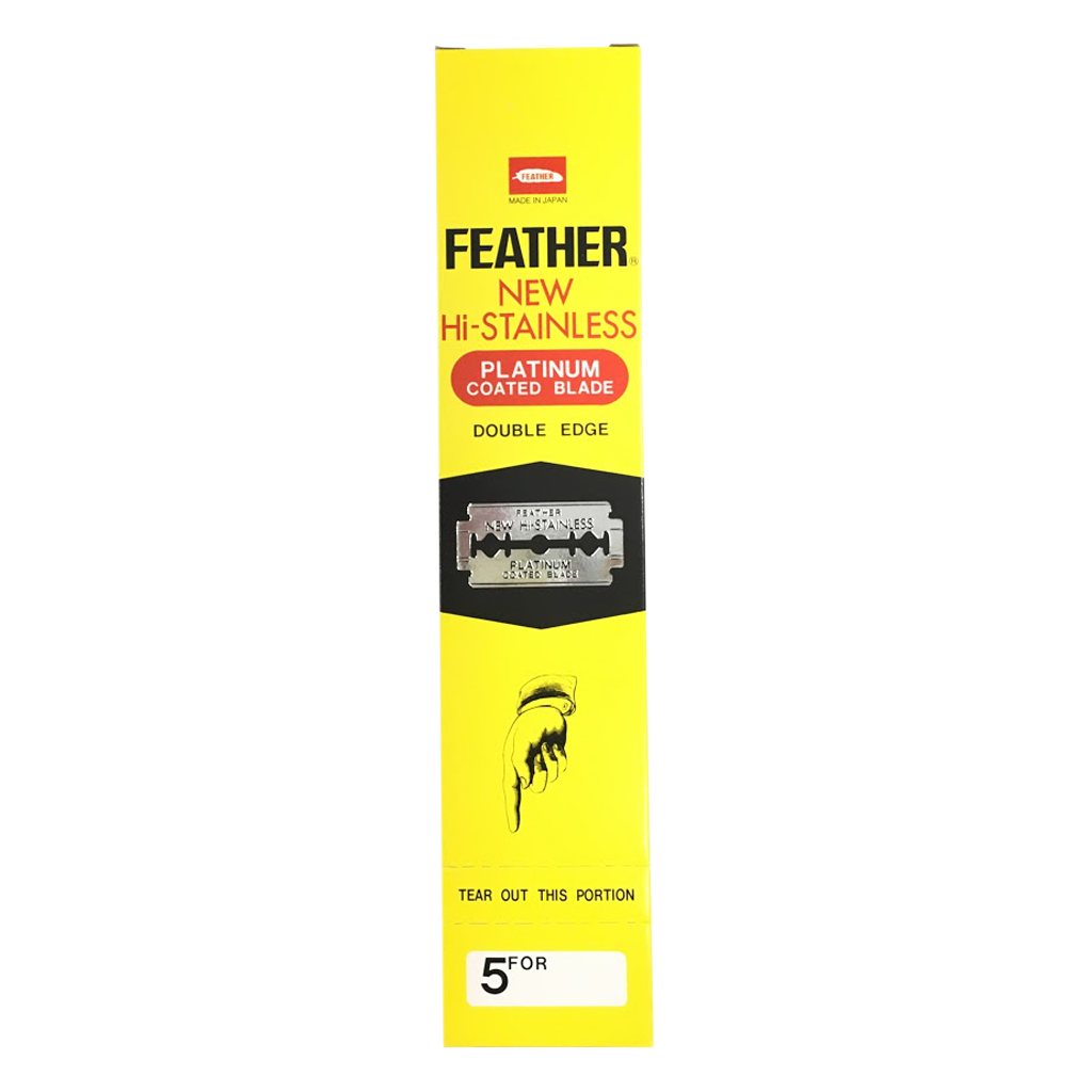 Feather Blades Double Edged Pillar Box 20pcs Of 5