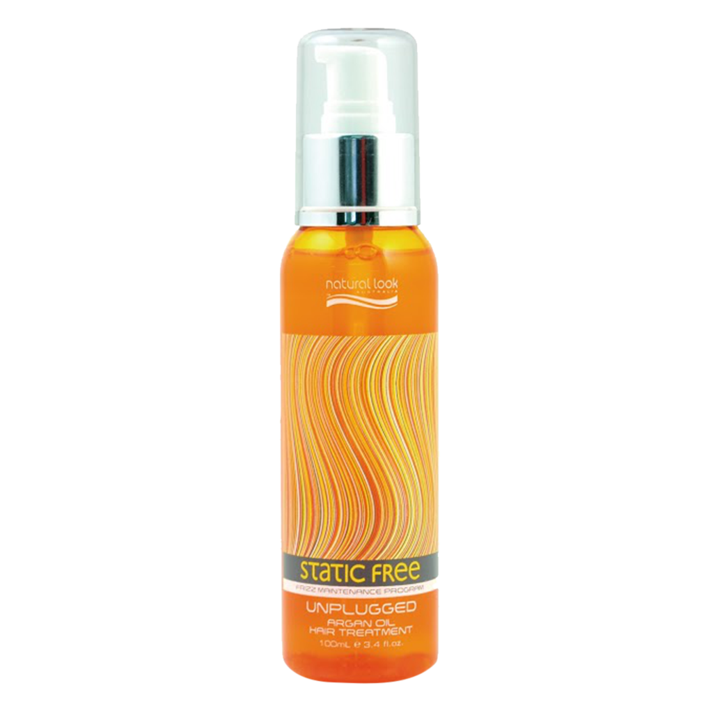 Natural Look Static Free Unplugged Argan Oil 120ml 