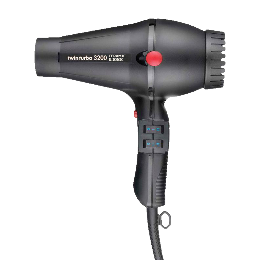 Twin Turbo 3200 Ionic Hair Dryer Black