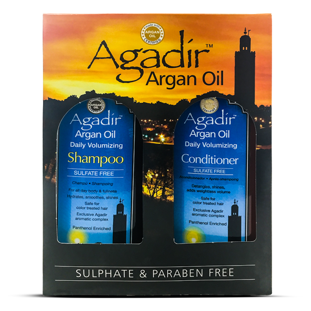 Agadir Shampoo & Conditioner Volumizing Pack 366ml ^^