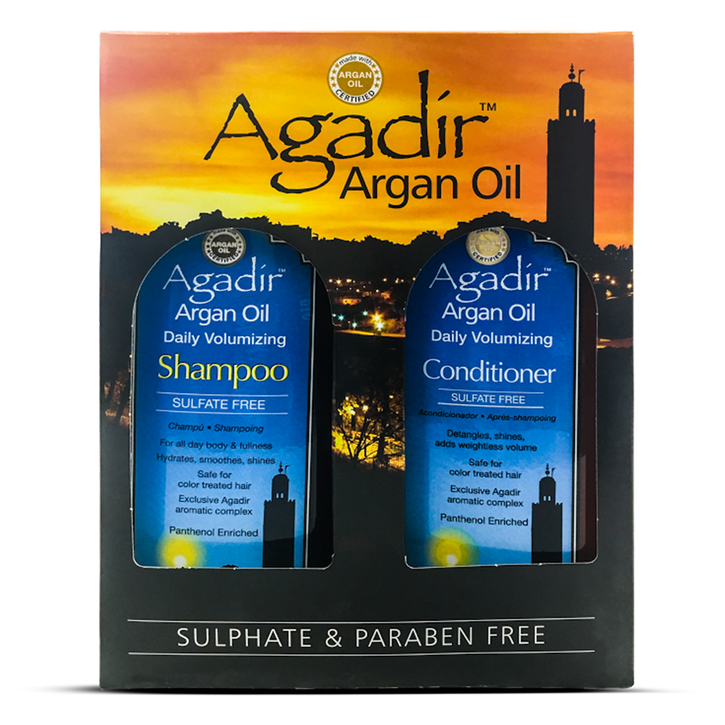 Agadir Shampoo & Conditioner Volumizing Pack 366ml