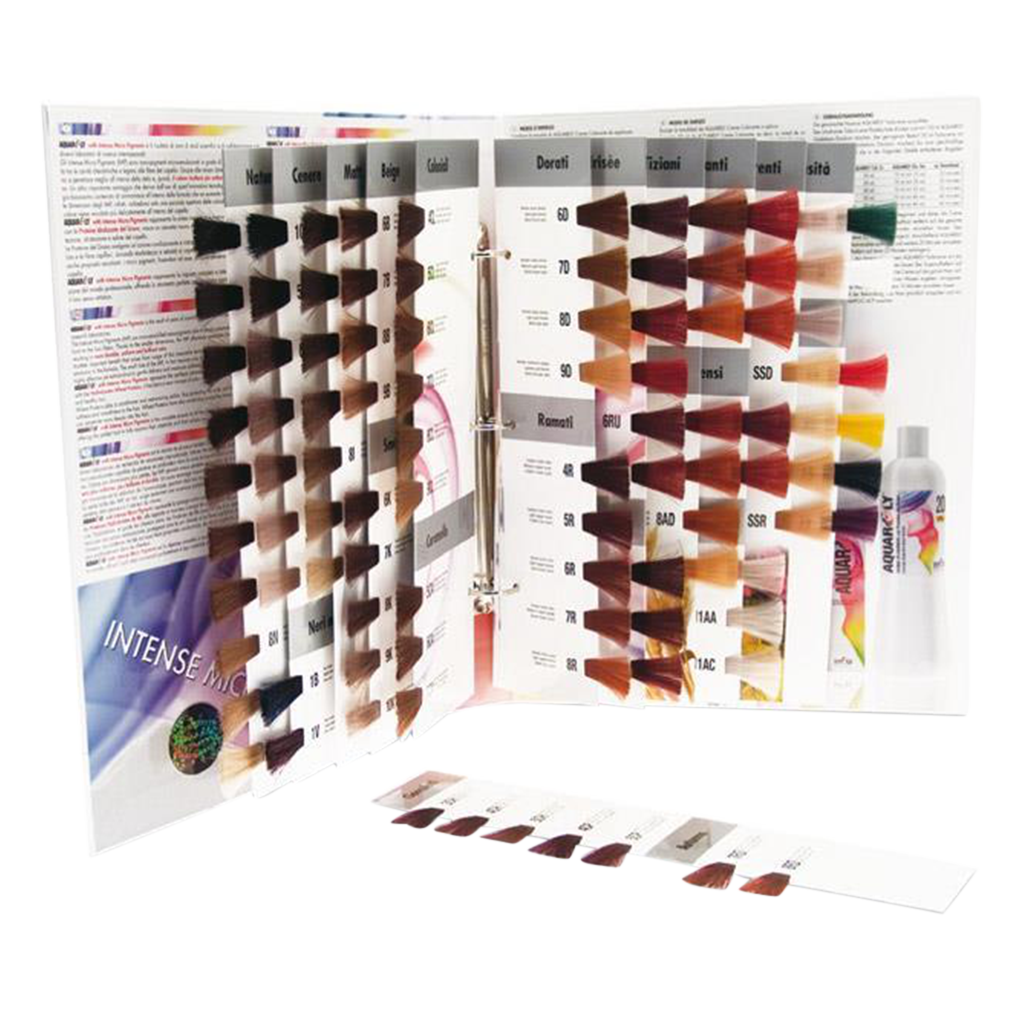 Aquarely Large Complete Colour Chart With Swatches