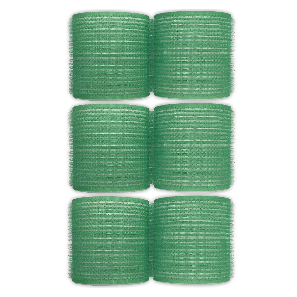 Costaline Velcro Rollers Green 61mm 6pcs