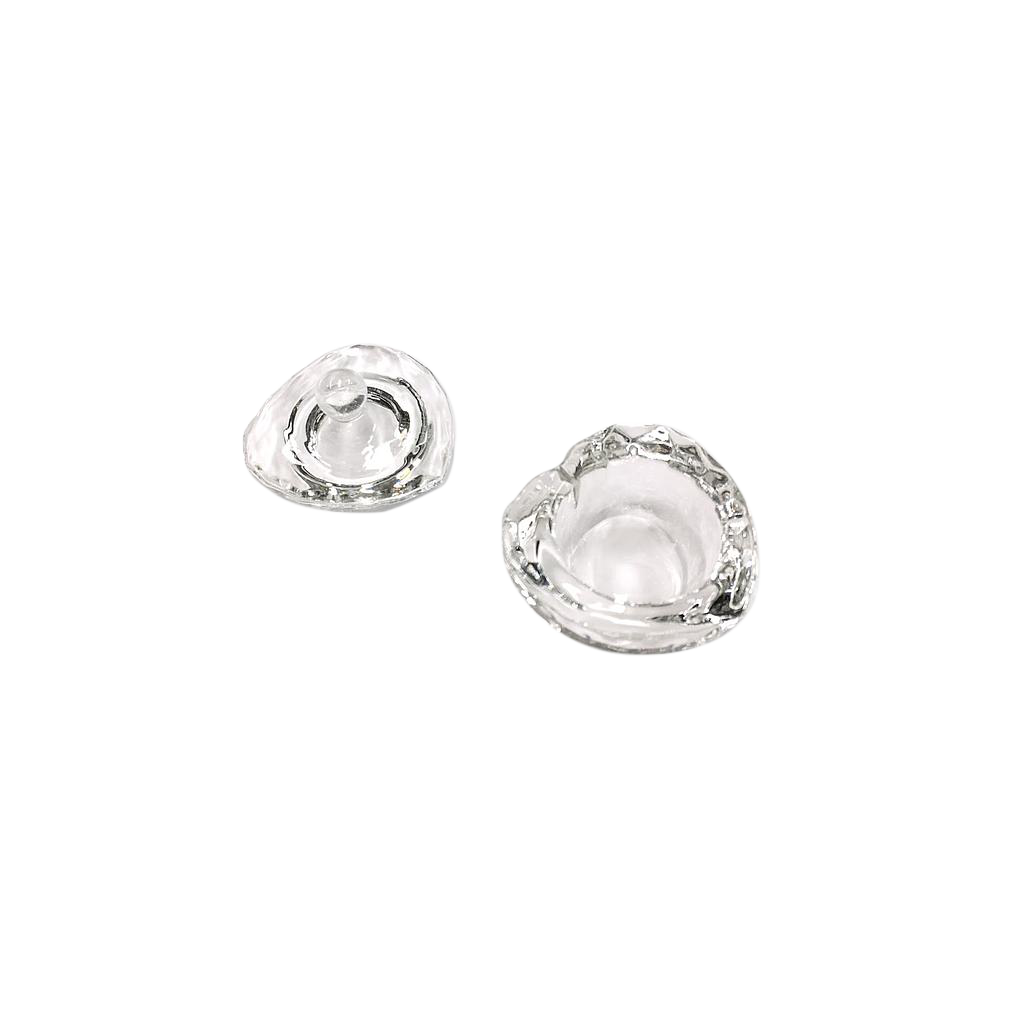 Costaline Glass Dappen Dish With Lid 2*