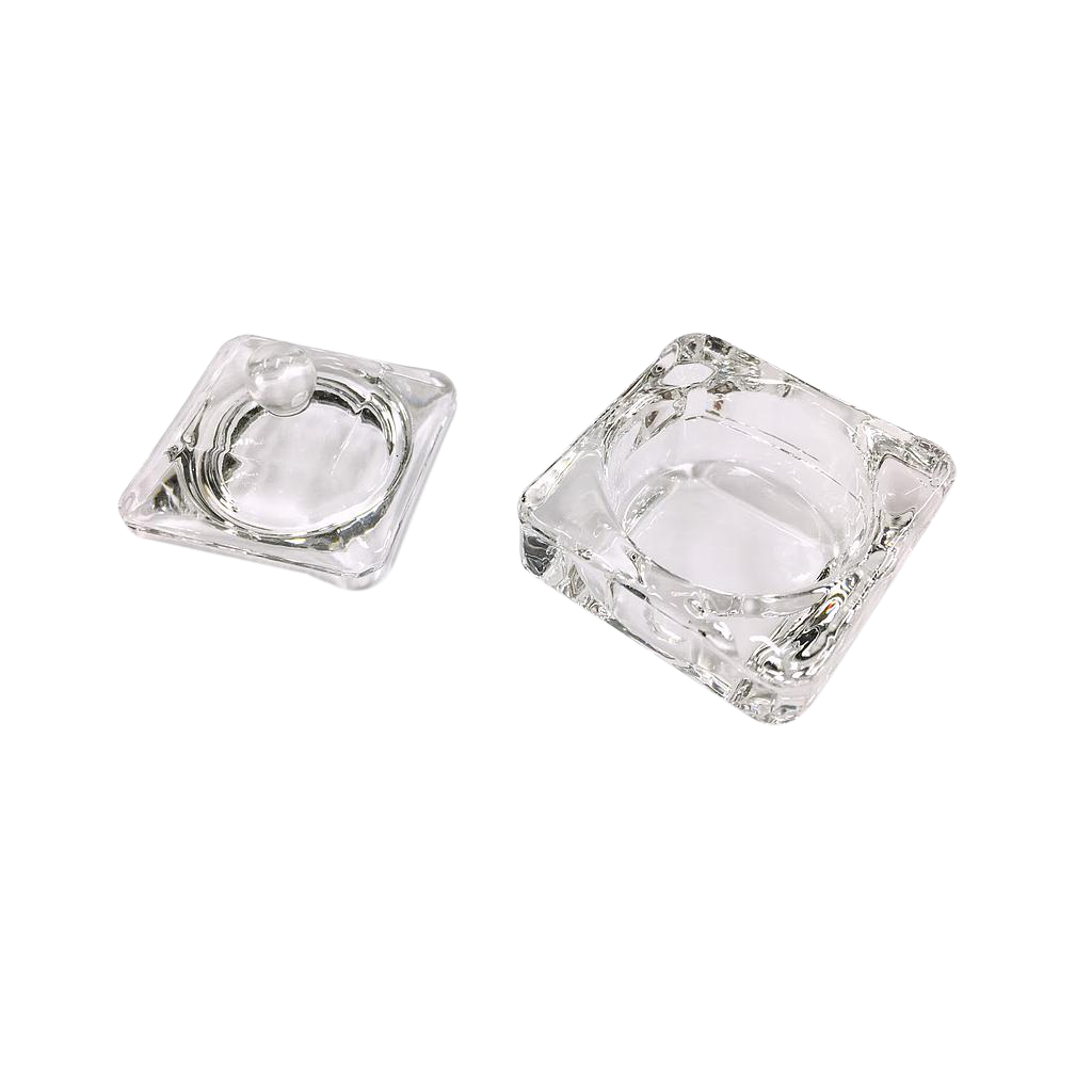 Costaline Glass Dappen Dish With Lid 4*