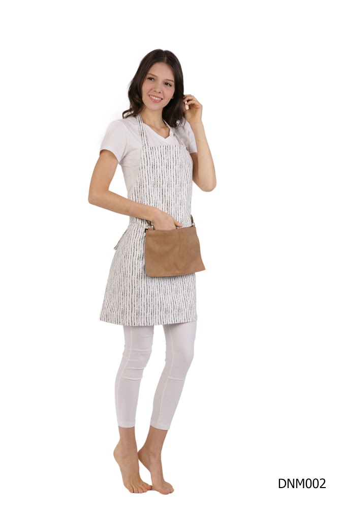 Salon360 Apron Denim White DNM002