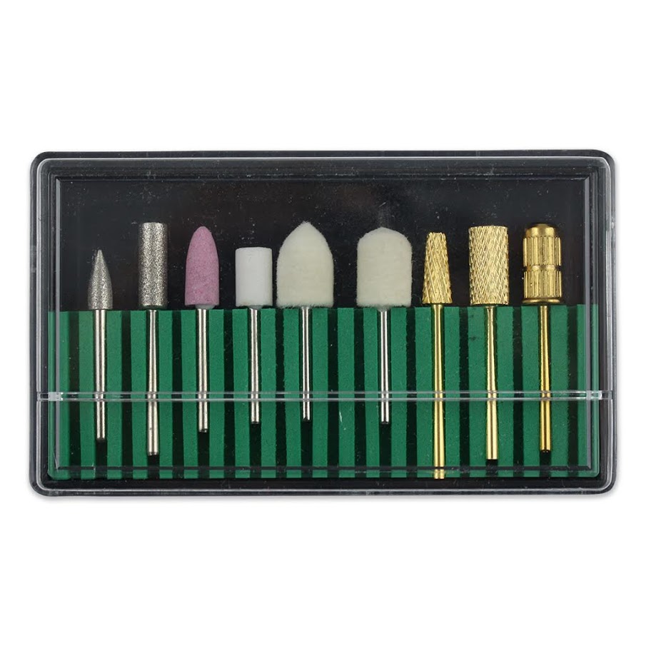 Costaline Nail Drill Bits 9Pc