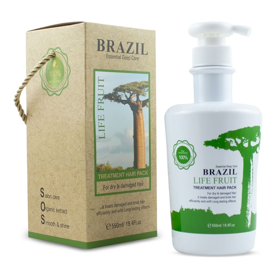 Brazil Essential Deep Care Lift Fruit Treatment Pack 550ml