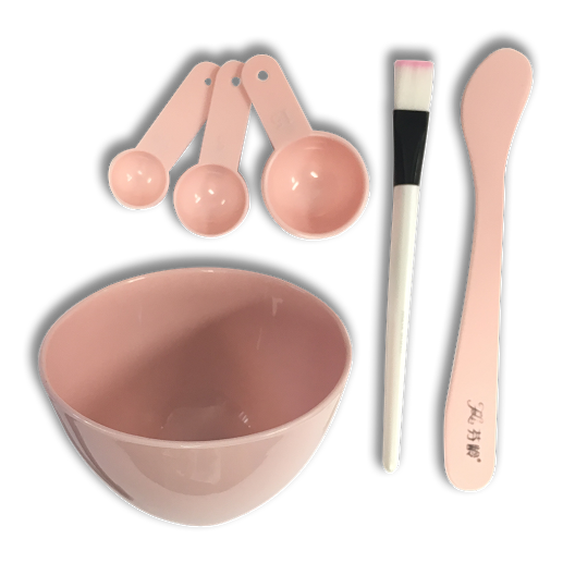 Costaline Facial Bowl, Spoons & Bush Set