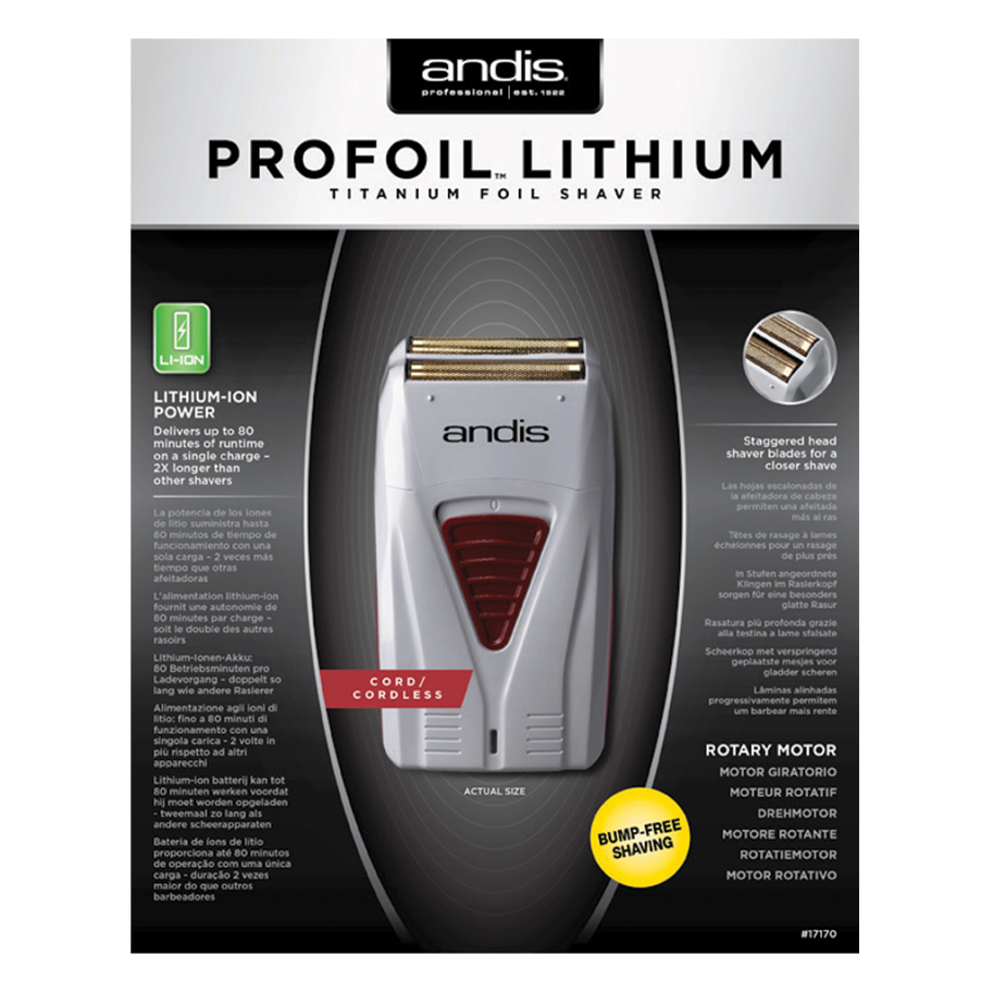 Andis Profoil Lithium Shaver (TS1)
