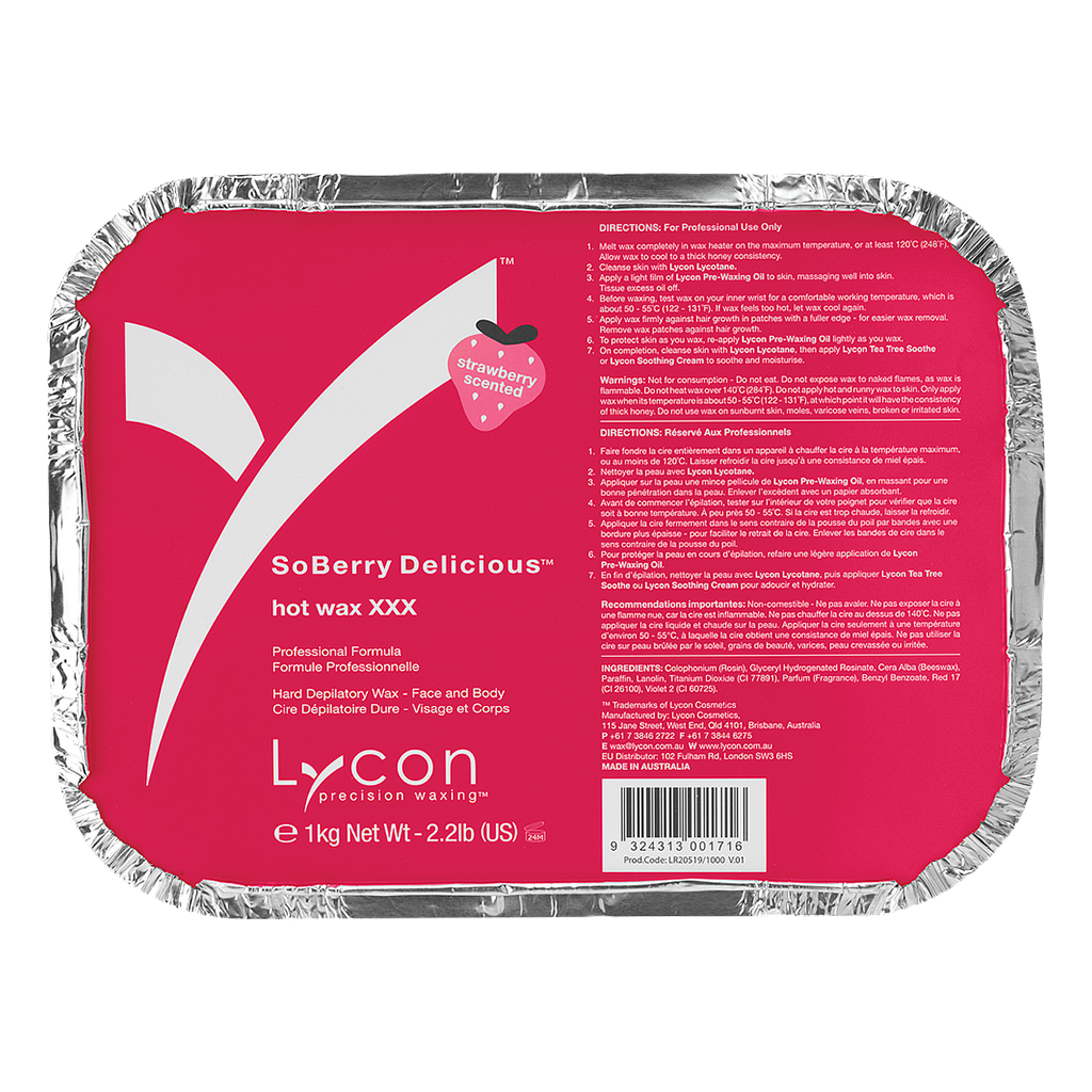 Lycon Soberry Delicious Hot Wax 1kg 