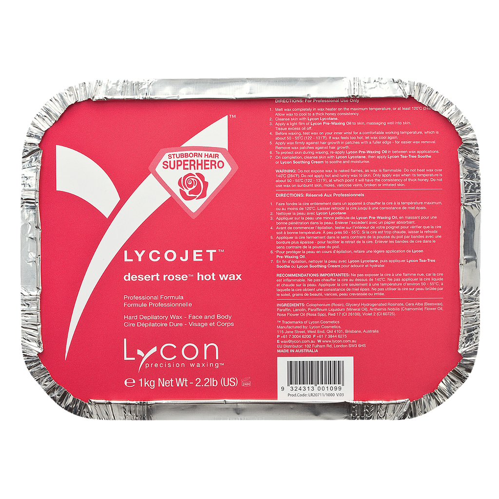 Lycon Lycojet Desert Rose Hot Wax 1kg