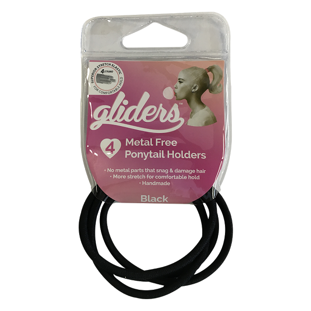 Gliders Metal Free Black 4pc