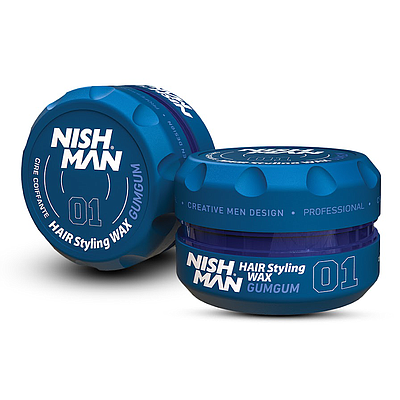 Nish Man Aqua Hair Styling Wax (01) GumGum 150ml