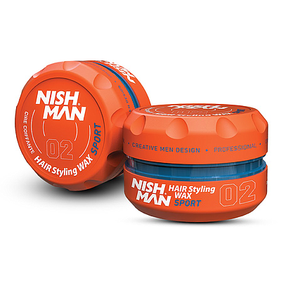 Nish Man Aqua Hair Styling Wax (02) Sport 150ml