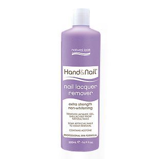 Natural Look Acetone Nail Lacquer Remover 500ml