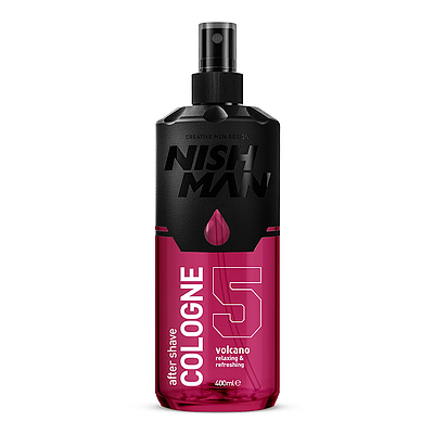 Nish Man After Shave Cologne Spray Volcano (05) 400ml