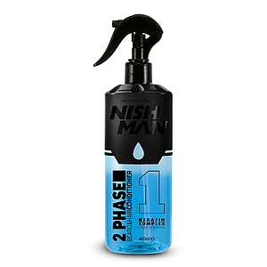 Nish Man 2-Phase Hair & Beard Conditioner [01] Keratin Complex 400ml