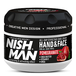 Nish Man Hand & Face Cream Pomegranate Extract 300ml