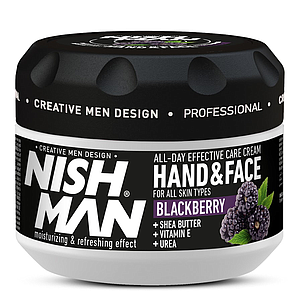 Nish Man Hand & Face Cream Blackberry Extract 300ml