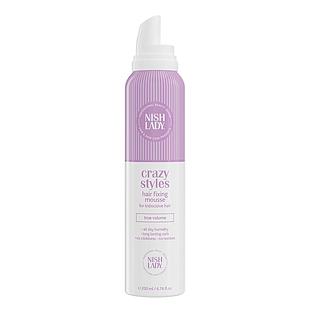 Nish Lady Crazy Styles Fixing Mousse 200ml