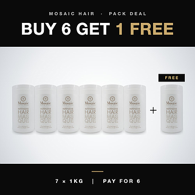 Mosaic Hair Intensive Hair Masque 1kg - Buy 6 Get 1 Free (7 Pack)