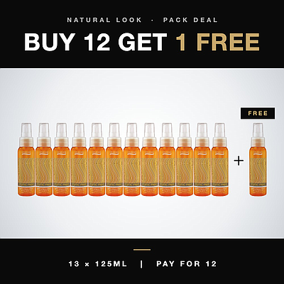 Natural Look Static Free Broadcast Shine Spritz 125ml - Buy 12 Get 1 Free (13 Pack)