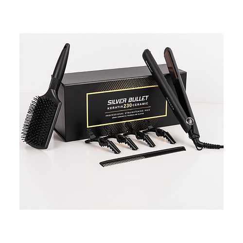 Silver Bullet Keratin 230 Ceramic & Tourmaline 25mm Hair Straightener 900499