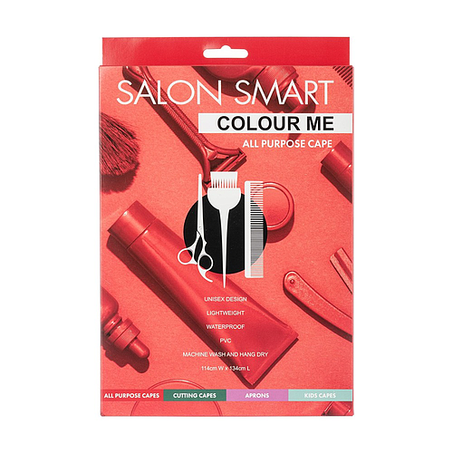 Salon Smart Colour Me Cape Black 142137