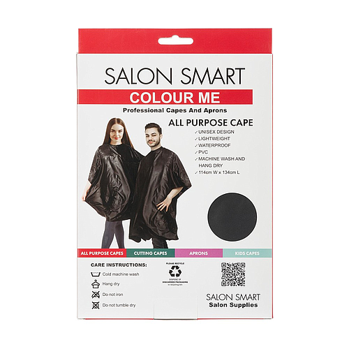 Salon Smart Colour Me Cape Black 142137