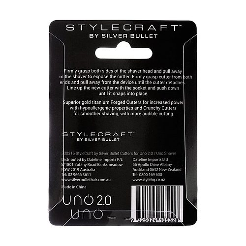 StyleCraft By Silver Bullet Uno 2.0 Cutter Set Replacement