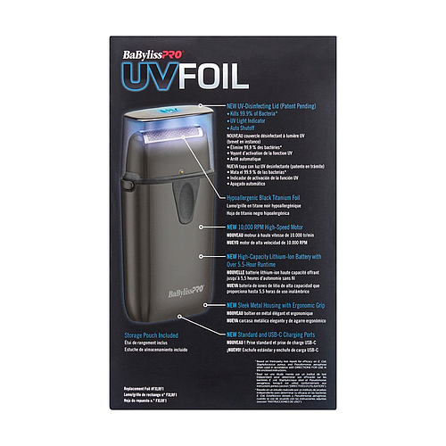 BabylissPro UV Single Foil Shaver 