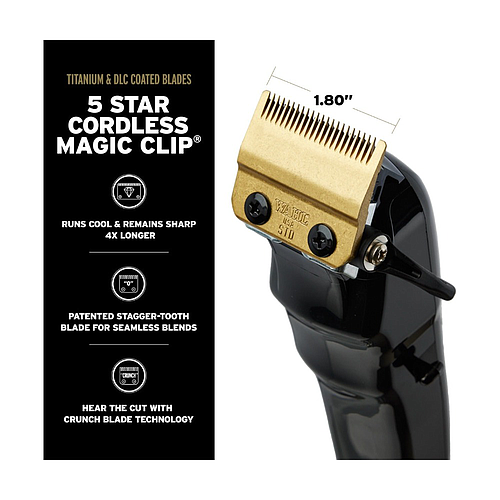 WAHL All Black Magic Clipper & Detailer Trimmer Combo