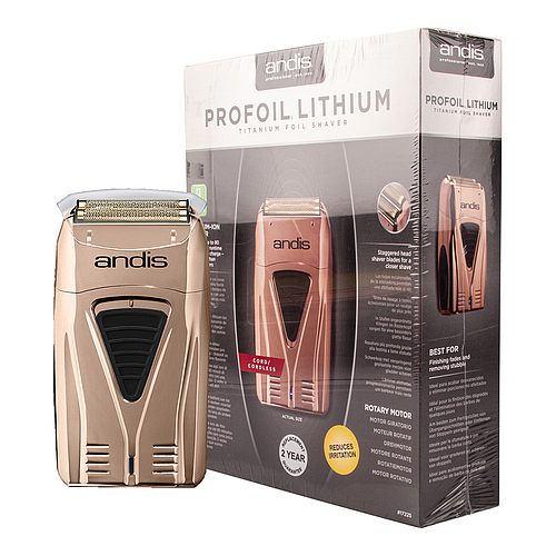 Andis Profoil Lithium Shaver Copper TS217225 Costaline Hair and Beauty Supplies