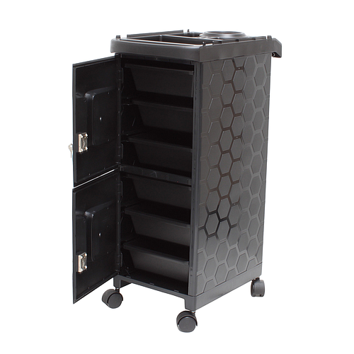 Salon360 Hair Trolley With Lockable Draws