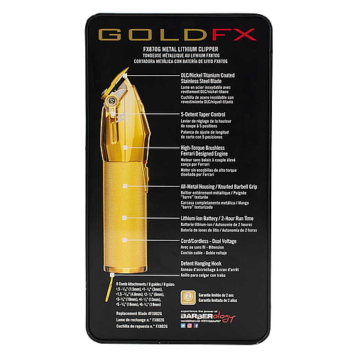 BabylissPro Lithium Clipper GoldFX