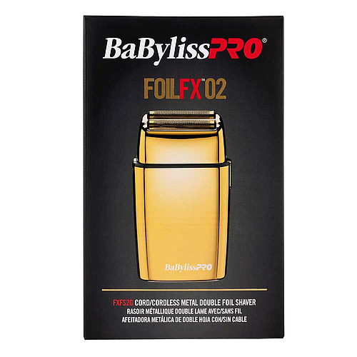 BabylissPro FoilFX 02 Double Foil Shaver Gold - BFS2GA