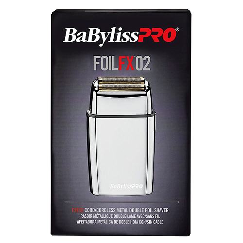 BabylissPro FoilFX Double Foil Shaver Silver - BFS2A - 900735