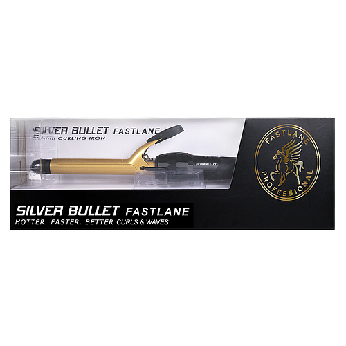 Silver Bullet Fastlane Ceramic Curling Iron Gold 19mm - 900349
