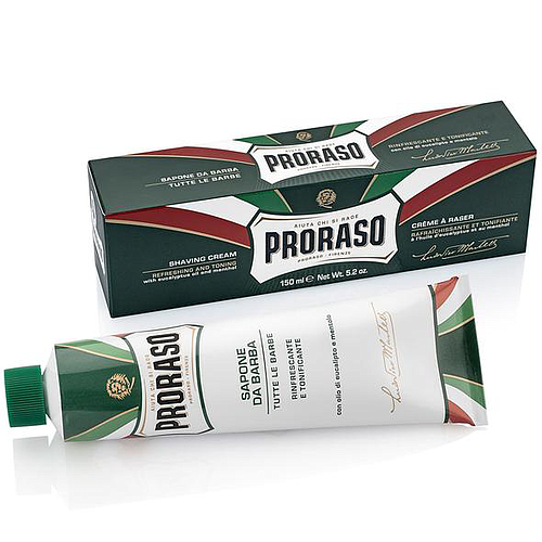 Proraso Eucalyptus & Menthol Shaving Cream Tube 150ml Refresh