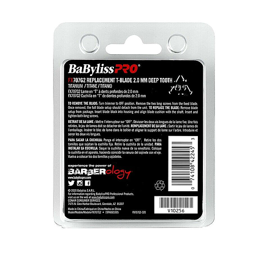 BabylissPro Replacement GoldFX Trimmer Blade Deep Tooth - FX707G2 - 109451