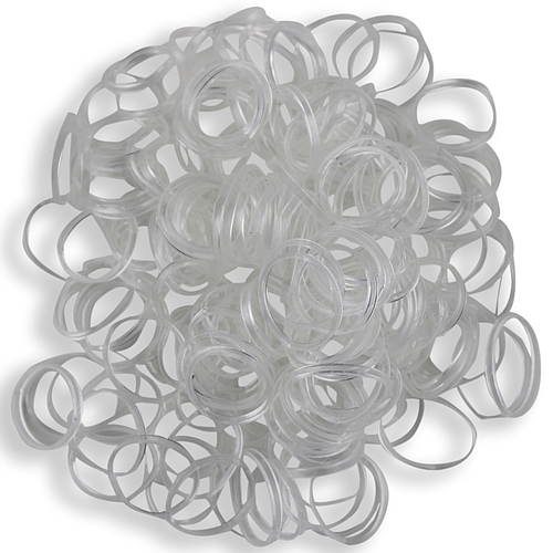 Costaline Round Elastic Bands - Clear