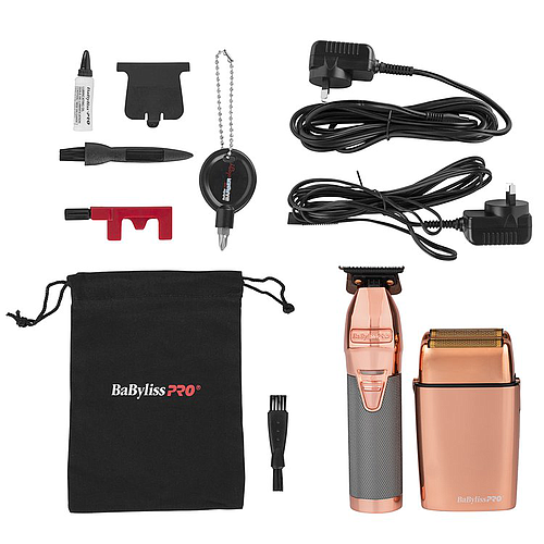 BabylissPro Duo Rose T-Outliner & Shaver 900863