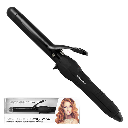 Silver Bullet City Chic Black Curling Iron 25mm - 900666