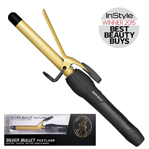 Silver Bullet Fastlane Ceramic Curling Iron Gold 19mm - 900349